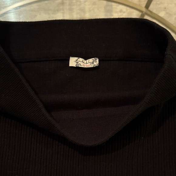 Free People Black Ribbed Skirt Set - Picture 5 of 6